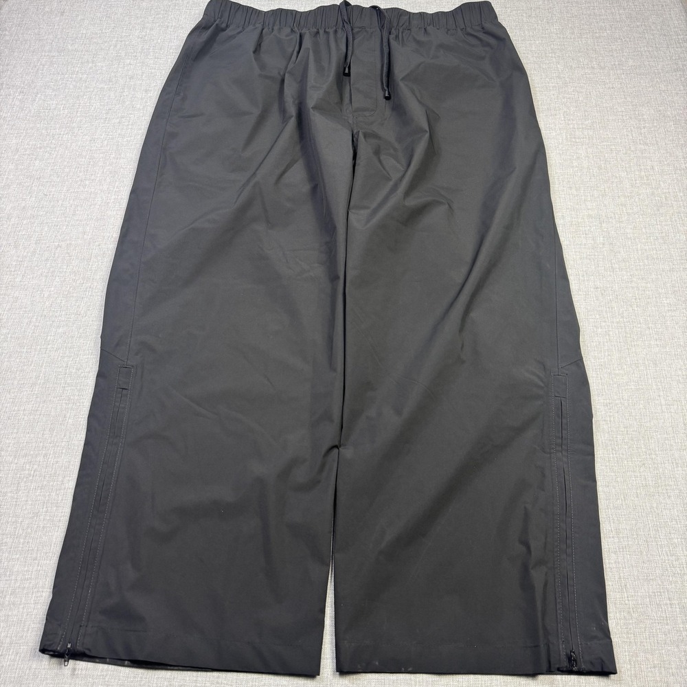 Zero Restriction Rain Pants Mens 38x28 2XL Black Lined Waterproof Taped Seams